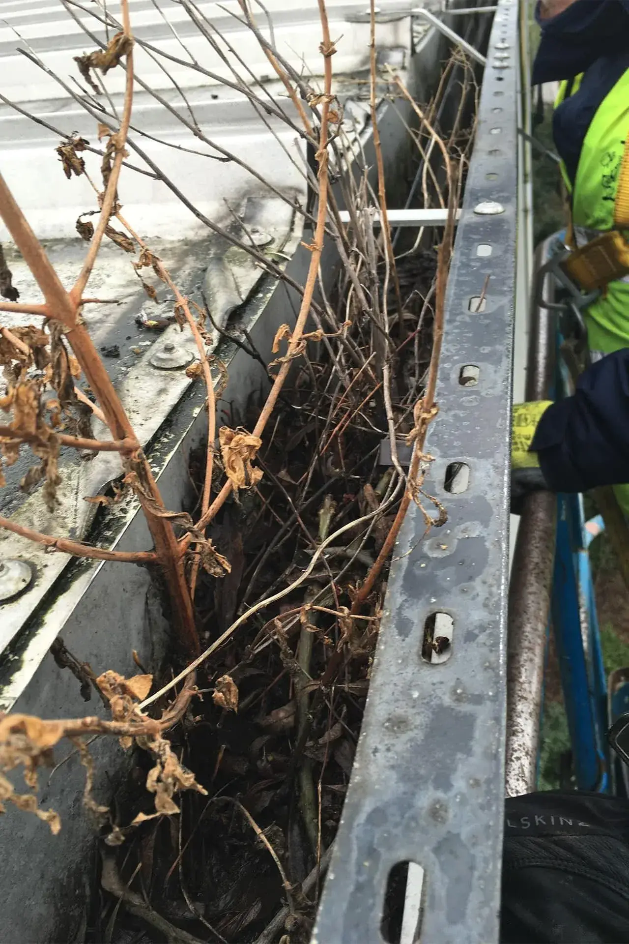 Commercial Gutter Cleaning by DMC Facilities Management