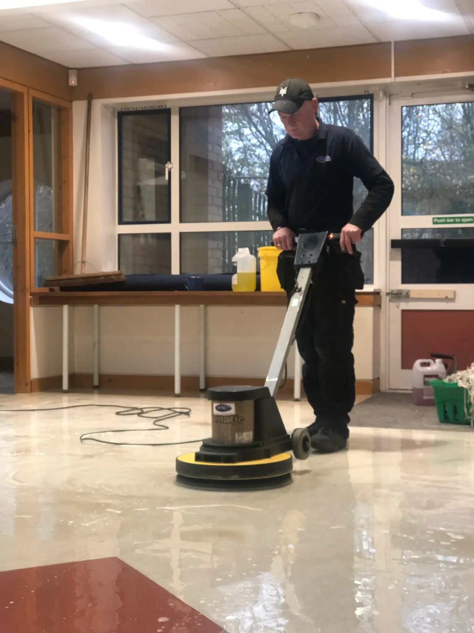 Commercial Hard Floor Cleaning by DMC Facilities Management